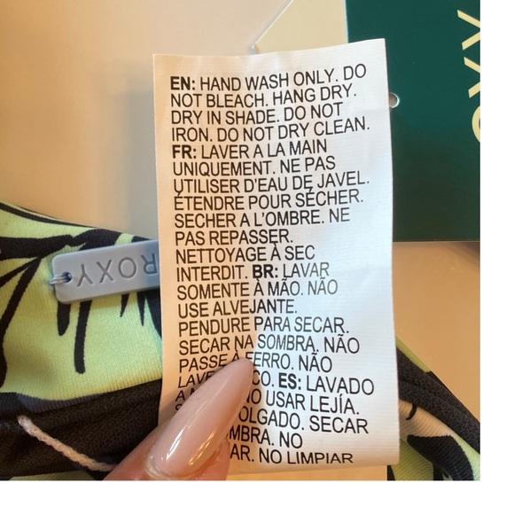 NWT ROXY Beach Classics Hipster Bottoms  in Mood Indigo Print, size XL - 1 - Picture 7 of 9